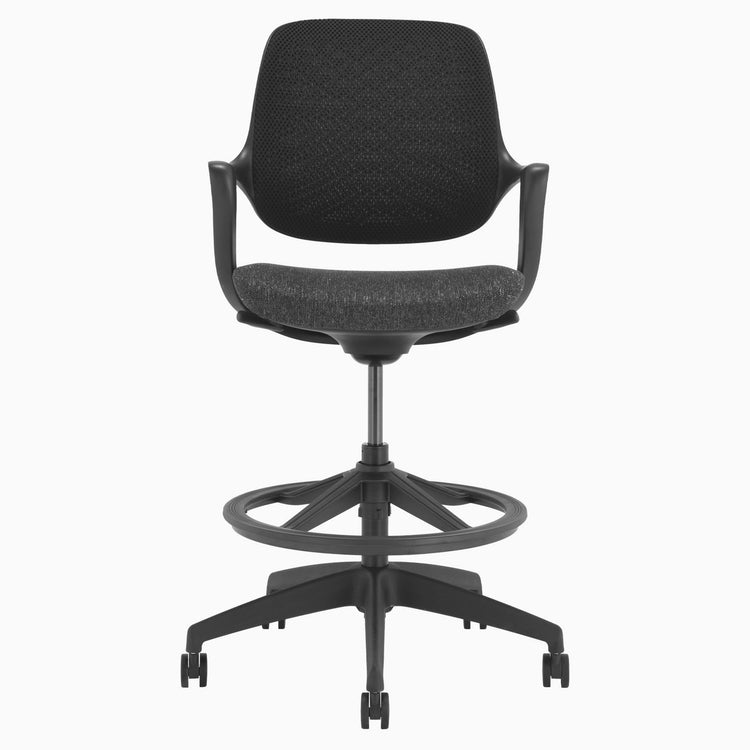 Desky Evoque ergonomischer Bürostuhl mit niedriger Rückenlehne
