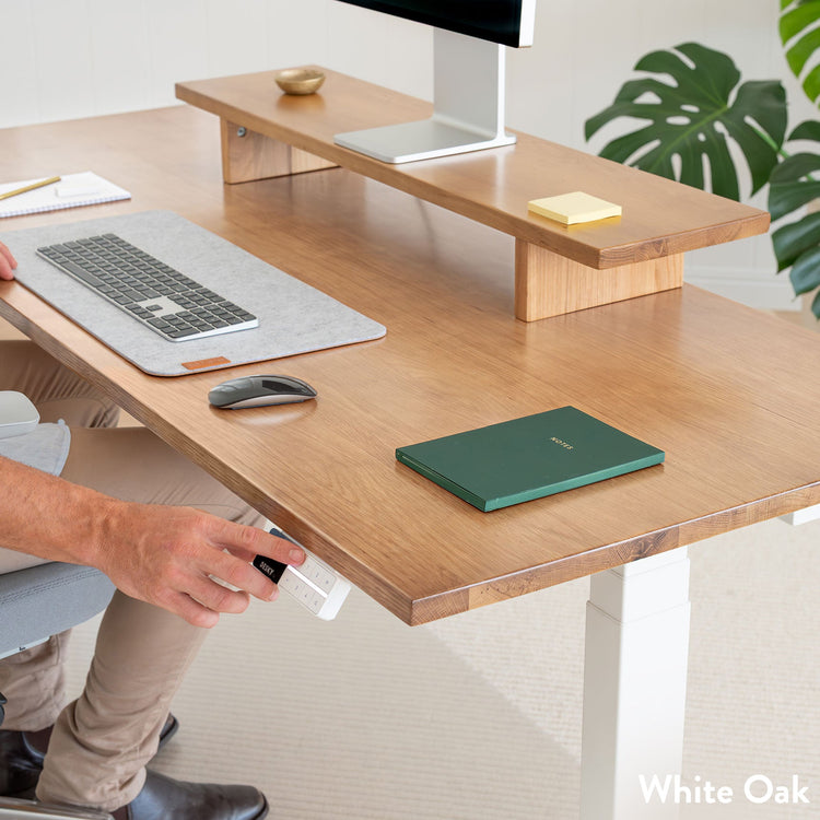 Desky Dual Hardwood Sit Stand Desk (TEST PRODUCT)