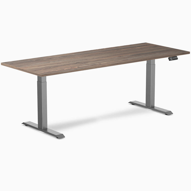 Desky Dual Melamine Sit Stand Desk