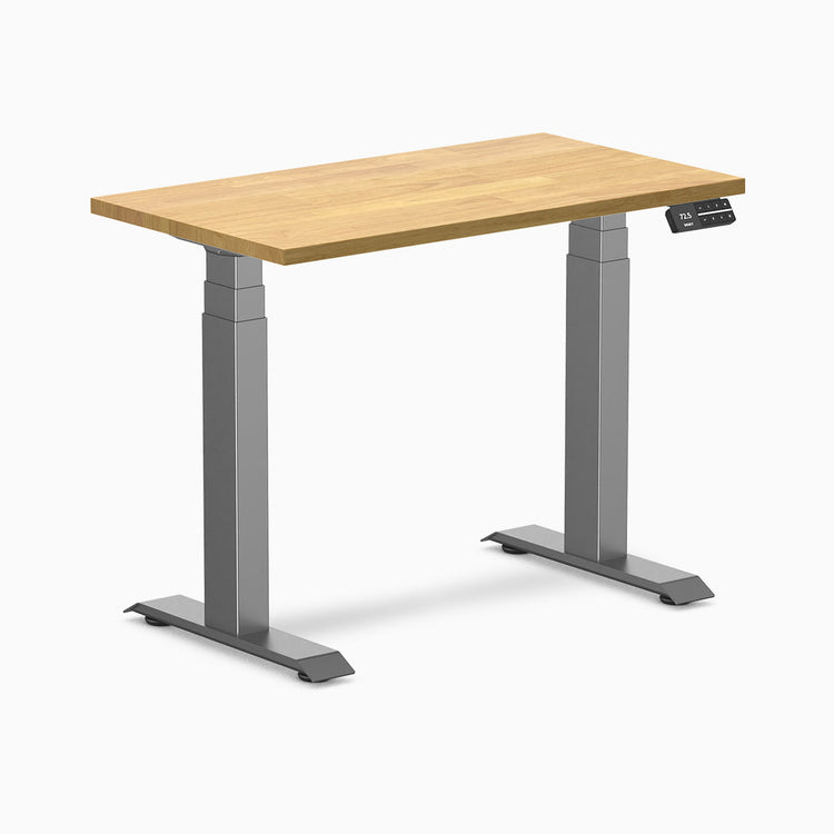 Desky Dual Mini Rubberwood Sit Stand Desk