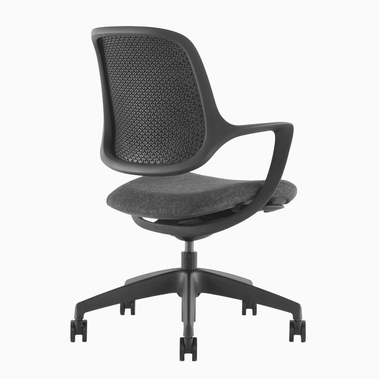 Desky Evoque ergonomischer Bürostuhl mit niedriger Rückenlehne
