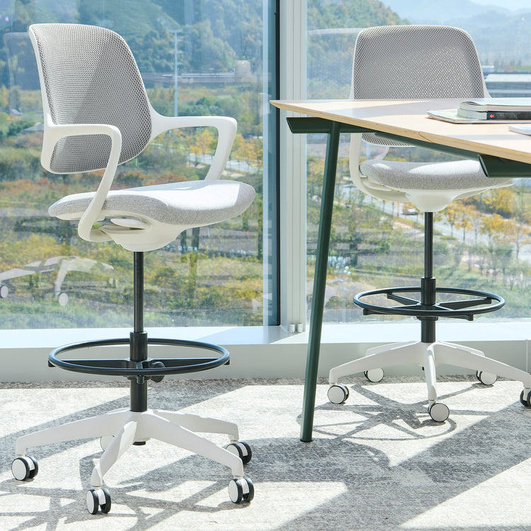 Desky Evoque ergonomischer Bürostuhl mit niedriger Rückenlehne
