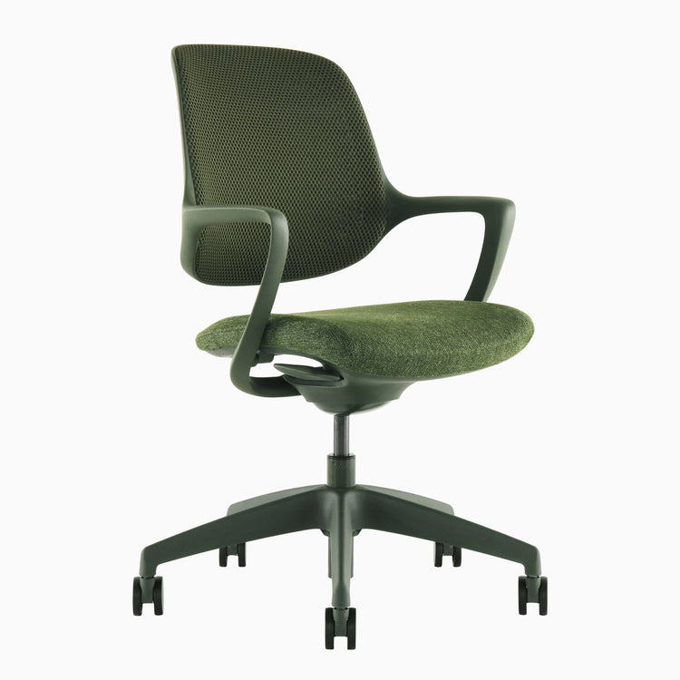 Desky Evoque ergonomischer Bürostuhl mit niedriger Rückenlehne