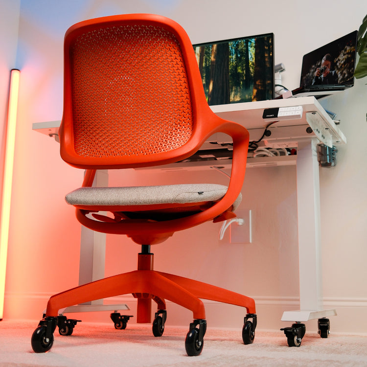 Desky Evoque ergonomischer Bürostuhl mit niedriger Rückenlehne