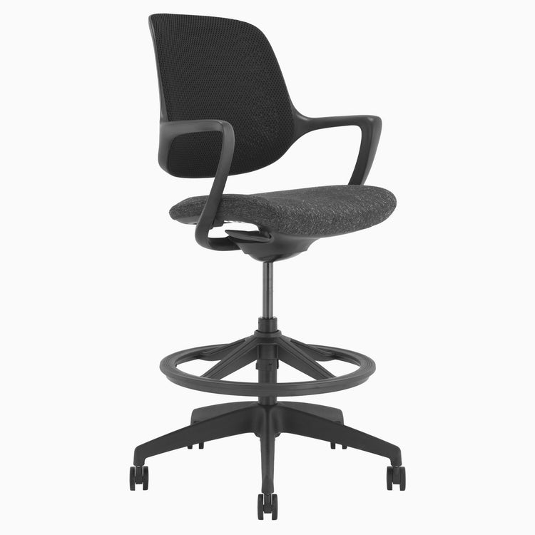 Desky Evoque ergonomischer Bürostuhl mit niedriger Rückenlehne