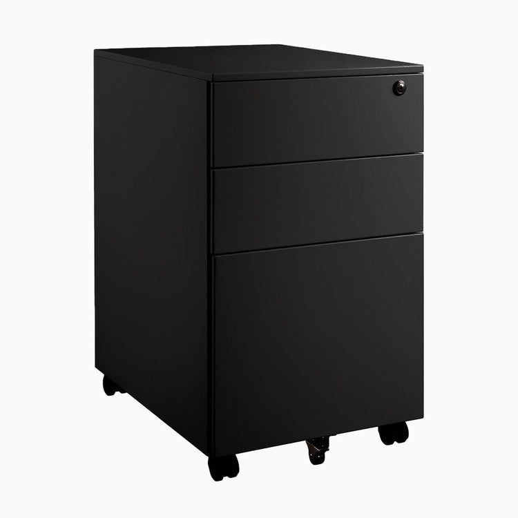 Desky GO Slimline Steel Mobile Pedestal