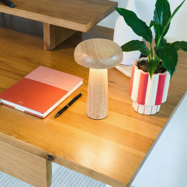 Desky Mushroom kabellose Schreibtischlampe