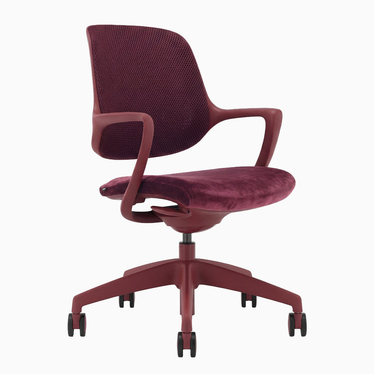 Desky Evoque ergonomischer Bürostuhl mit niedriger Rückenlehne