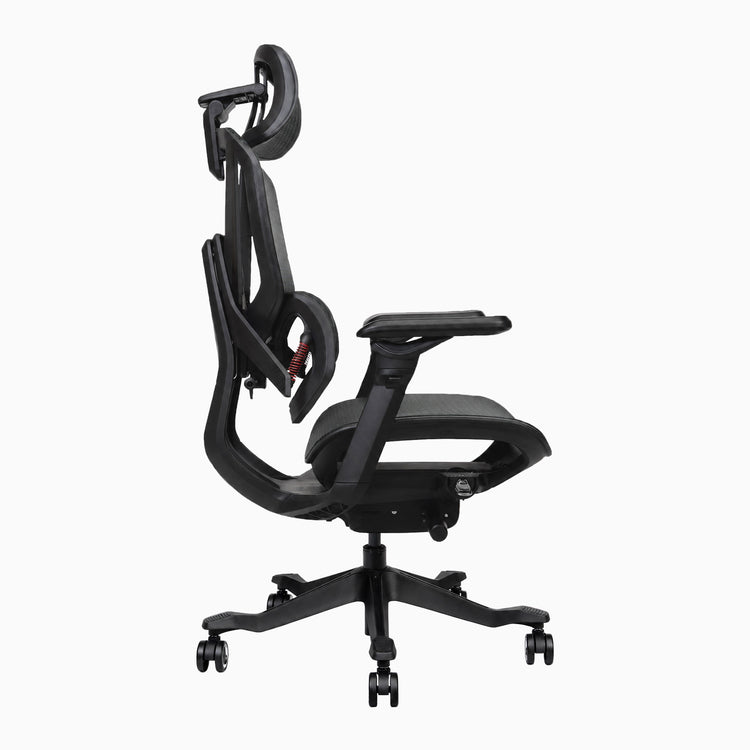 Desky Contourra ergonomischer Bürostuhl, Seitenansicht