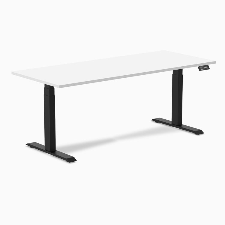 Desky Dual Melamine Sit Stand Desk