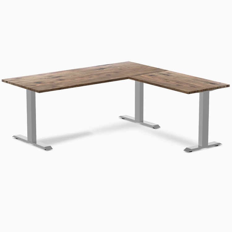 Desky Zero Hardwood L-Shape Office Desk