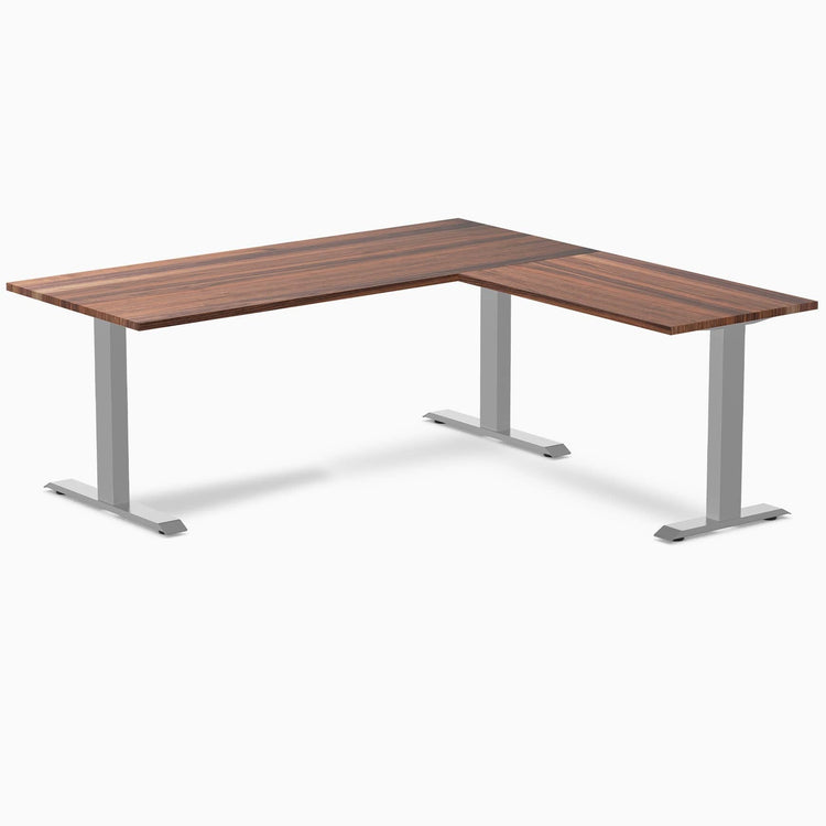 Desky Zero Hardwood L-Shape Office Desk