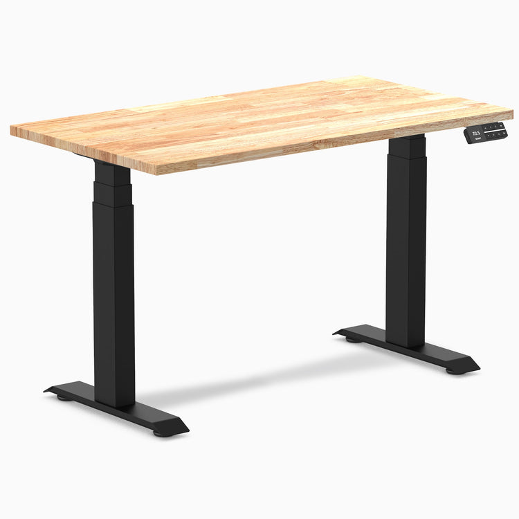 Desky Dual Mini Rubberwood Sit Stand Desk