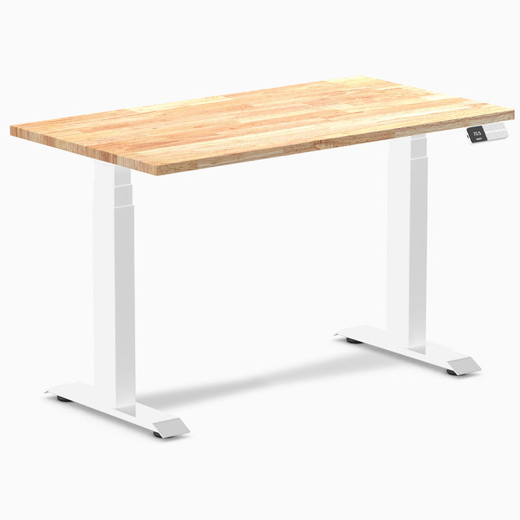 Desky Dual Mini Rubberwood Sit Stand Desk