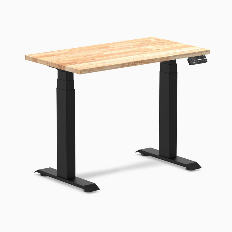 Desky Dual Mini Rubberwood Sit Stand Desk