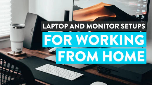 Laptop- und Monitor-Setups für Ihren Homeoffice-Schreibtisch