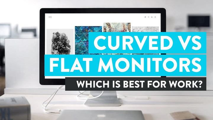 Curved- vs. Flachbildschirm-Monitor