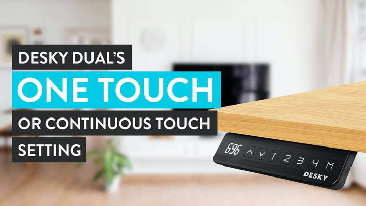 Desky Continuous-Touch-Einstellungen