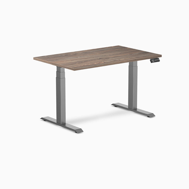 Desky Dual Melamine Sit Stand Desk