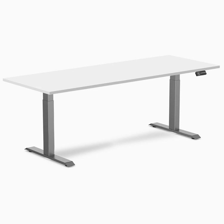 Desky Dual Melamine Sit Stand Desk