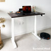 Desky Dual Mini Sitz-Steh-Schreibtisch-Dual Tische-Desky-Weiß-800x500mm-Mattschwarz-Desky®