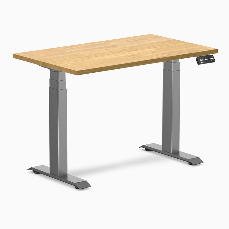 Desky Dual Mini Rubberwood Sit Stand Desk