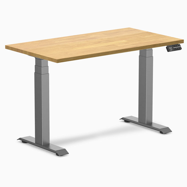 Desky Dual Mini Rubberwood Sit Stand Desk