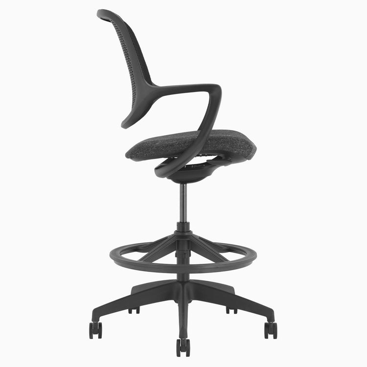 Desky Evoque ergonomischer Bürostuhl mit niedriger Rückenlehne