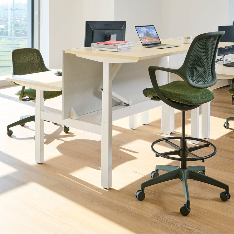 Desky Evoque ergonomischer Bürostuhl mit niedriger Rückenlehne