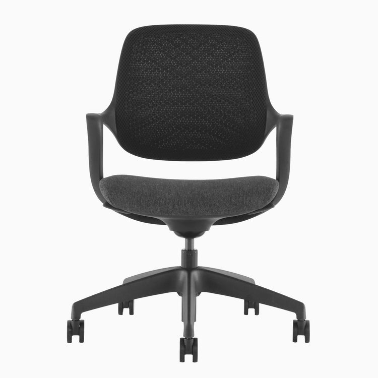 Desky Evoque ergonomischer Bürostuhl mit niedriger Rückenlehne