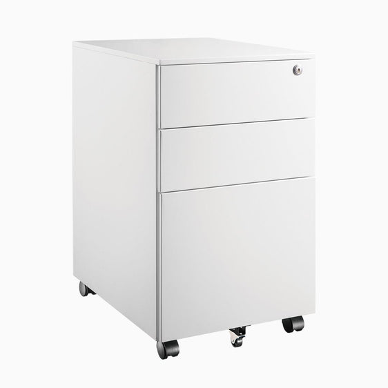 Desky GO Slimline Steel Mobile Pedestal