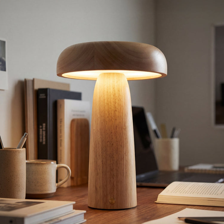 Desky Mushroom kabellose Schreibtischlampe