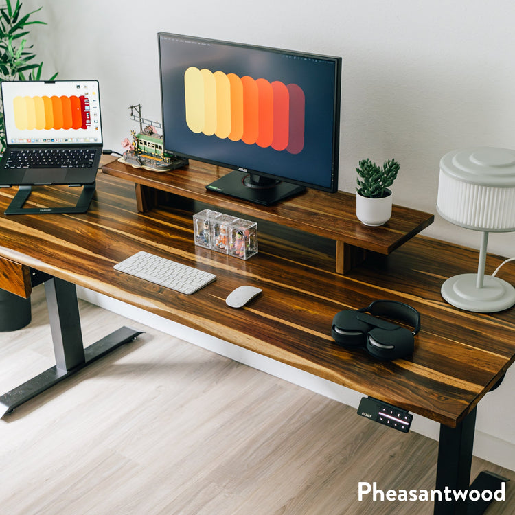 Desky Dual Hardwood Sit Stand Desk (TEST PRODUCT)