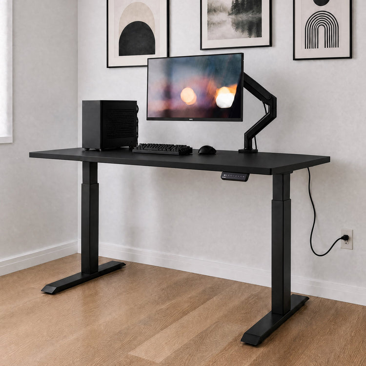 Desky Single höhenverstellbarer Gaming-Schreibtisch
