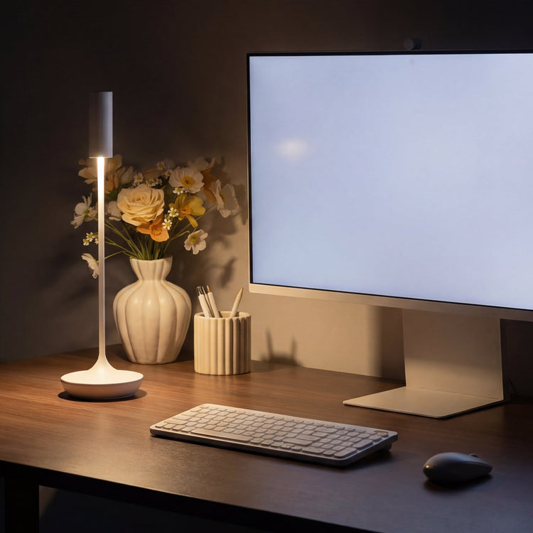 Desky Slim kabellose Schreibtischlampe