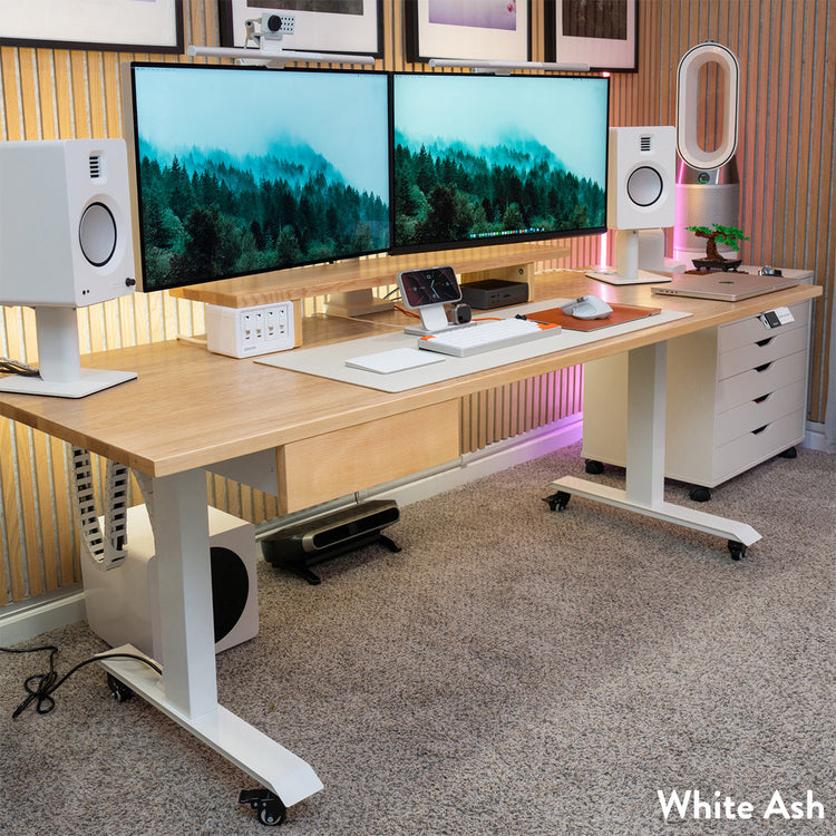 Desky Dual Hardwood Sit Stand Desk (TEST PRODUCT)