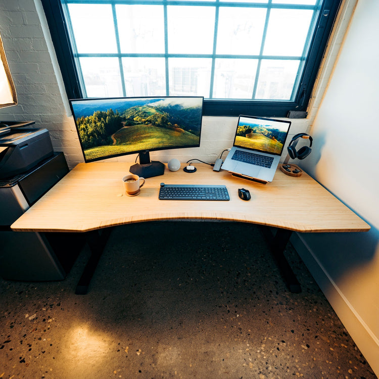 Desky Zero Ergo Edge Office Desk