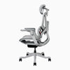 Desky Contourra ergonomischer Bürostuhl in Weiß, Seitenansicht