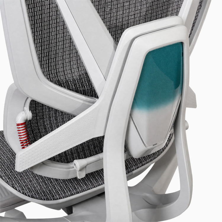 Desky Contourra ergonomischer Bürostuhl in Weiß