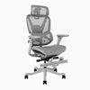 Desky Contourra ergonomischer Bürostuhl in Weiß mit Fußstütze