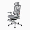 Desky Contourra ergonomischer Bürostuhl in Weiß mit Fußstütze