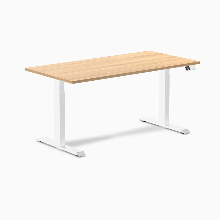 Desky Dual Melamine Sit Stand Desk