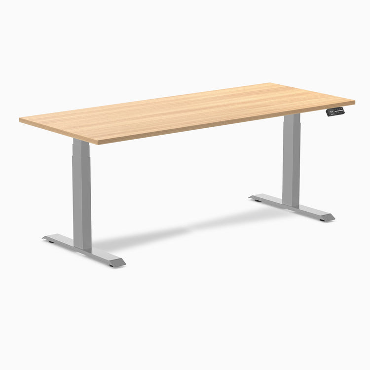 Desky Dual Melamine Sit Stand Desk