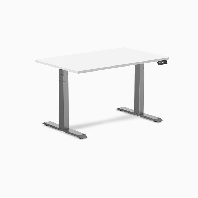 Desky Dual Melamine Sit Stand Desk