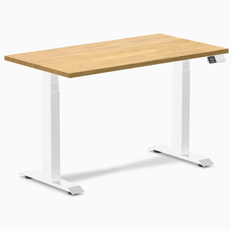 Desky Dual Mini Rubberwood Sit Stand Desk
