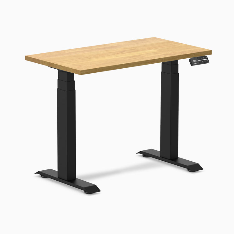 Desky Dual Mini Rubberwood Sit Stand Desk