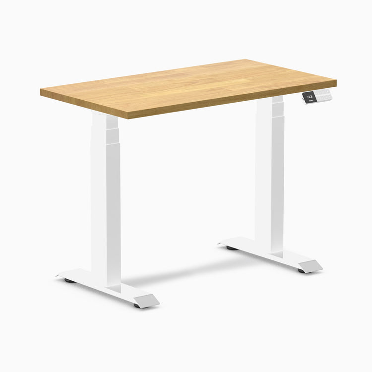 Desky Dual Mini Rubberwood Sit Stand Desk