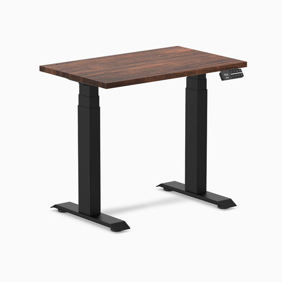 Desky Dual Mini Softwood Sit Stand Desk