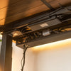 Desky Integrierte Kabel- & Stromführung Mattschwarz -Desky®