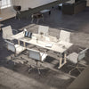 Desky Quad Sitz-Steh-Tischgestell Grau - Desky